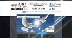 Desktop Screenshot of antipalomas.info